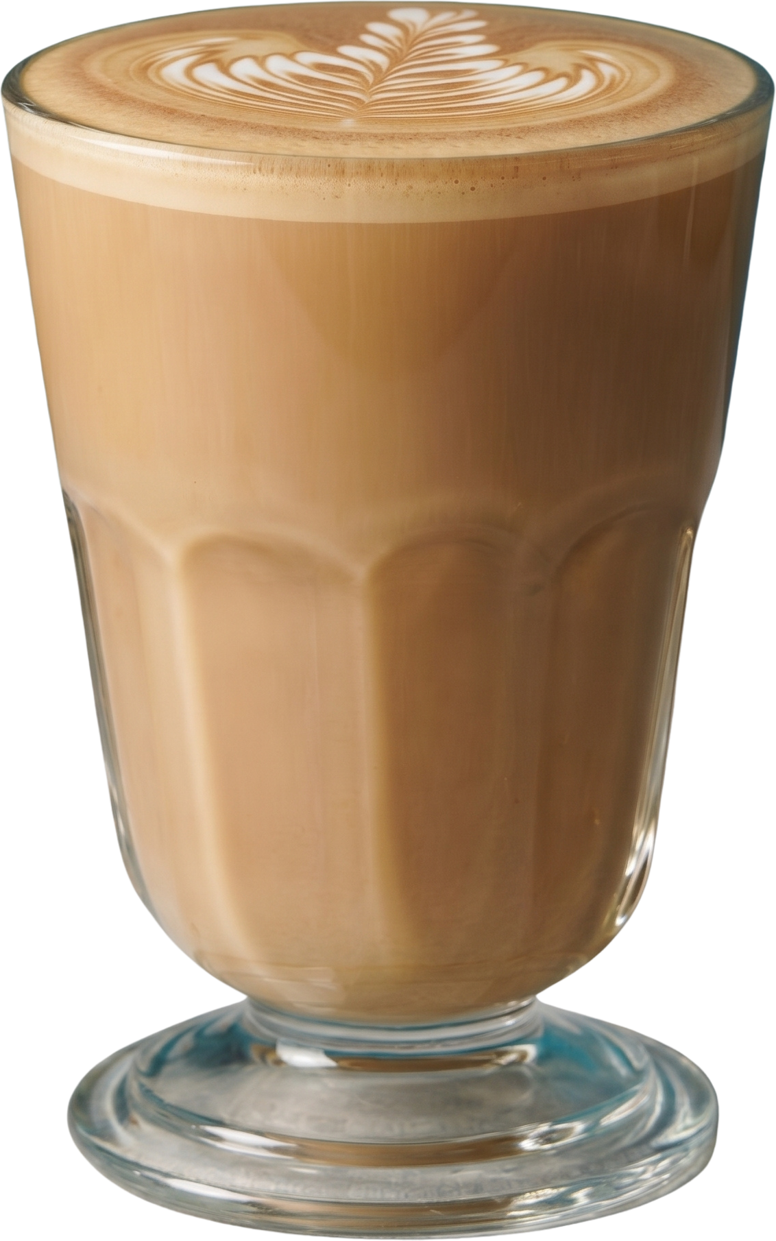 A glass of New Orleans café au lait